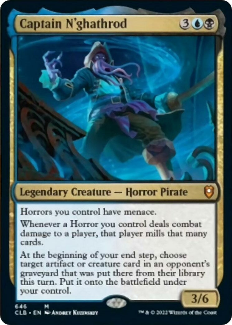 Image for Captain N'ghathrod (Commander Legends: Battle for Baldur's Gate) (646) - Magic: The Gathering