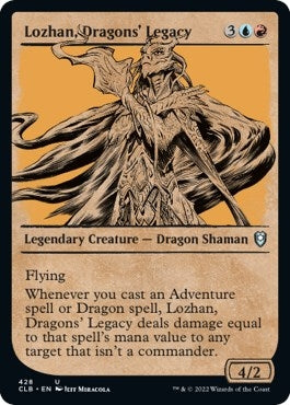 Image for Lozhan, Dragons' Legacy (Showcase) (Commander Legends: Battle for Baldur's Gate) (428) - Magic: The Gathering