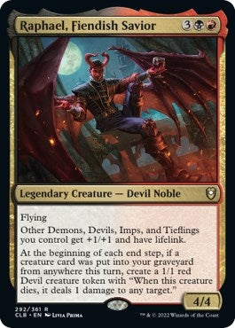 Image for Raphael, Fiendish Savior (Commander Legends: Battle for Baldur's Gate) (292) - Magic: The Gathering