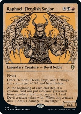 Image for Raphael, Fiendish Savior (Showcase) (Commander Legends: Battle for Baldur's Gate) (438) - Magic: The Gathering