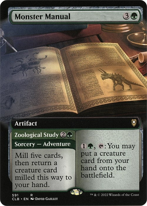 Image for Monster Manual (Extended Art) (Commander Legends: Battle for Baldur's Gate) (591) - Magic: The Gathering