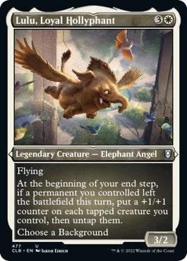 Image for Lulu, Loyal Hollyphant (Foil Etched) (Commander Legends: Battle for Baldur's Gate) (477) - Magic: The Gathering