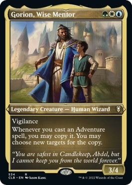 Image for Gorion, Wise Mentor (Foil Etched) (Commander Legends: Battle for Baldur's Gate) (534) - Magic: The Gathering