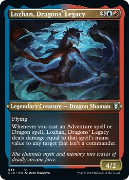 Image for Lozhan, Dragons' Legacy (Foil Etched) (Commander Legends: Battle for Baldur's Gate) (539) - Magic: The Gathering