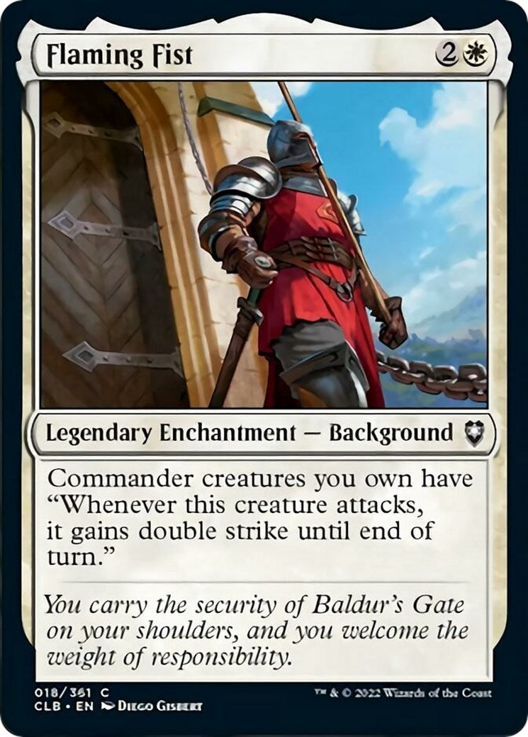 Image for Flaming Fist (Commander Legends: Battle for Baldur's Gate) (18) - Magic: The Gathering
