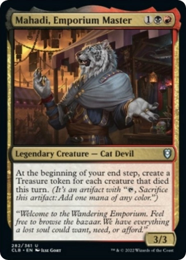 Image for Mahadi, Emporium Master (Commander Legends: Battle for Baldur's Gate) (282) - Magic: The Gathering