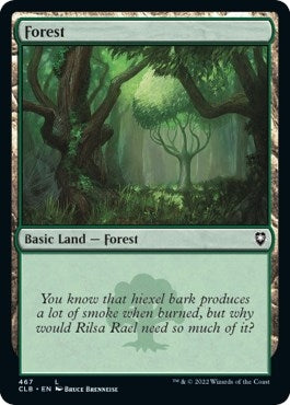 Image for Forest (467) (Commander Legends: Battle for Baldur's Gate) (467) - Magic: The Gathering