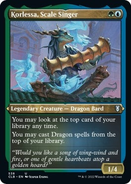 Image for Korlessa, Scale Singer (Foil Etched) (Commander Legends: Battle for Baldur's Gate) (538) - Magic: The Gathering