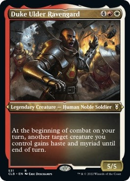 Image for Duke Ulder Ravengard (Foil Etched) (Commander Legends: Battle for Baldur's Gate) (531) - Magic: The Gathering