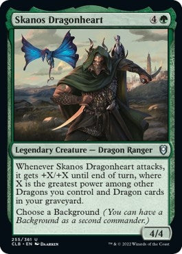 Image for Skanos Dragonheart (Commander Legends: Battle for Baldur's Gate) (255) - Magic: The Gathering