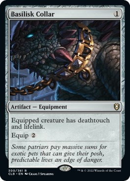 Image for Basilisk Collar (Commander Legends: Battle for Baldur's Gate) (300) - Magic: The Gathering