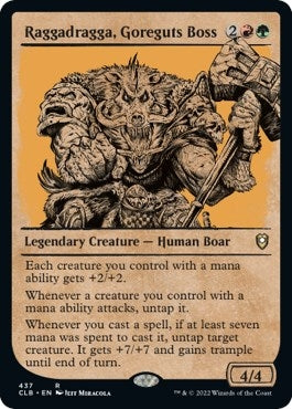 Image for Raggadragga, Goreguts Boss (Showcase) (Commander Legends: Battle for Baldur's Gate) (437) - Magic: The Gathering