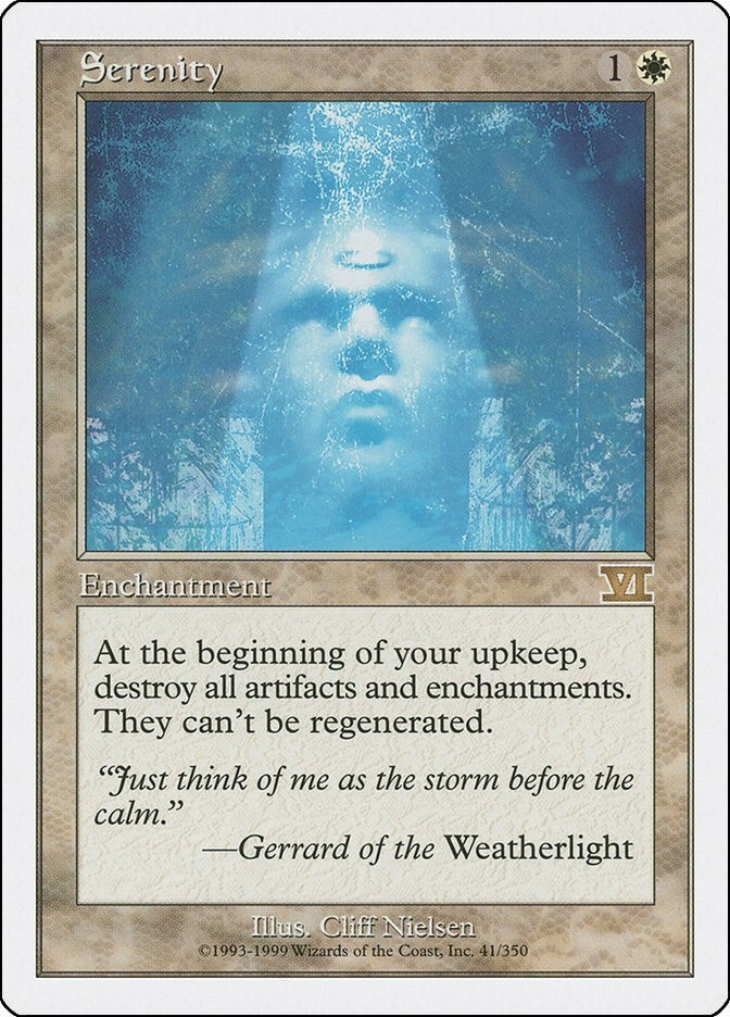 Image for Serenity (Classic Sixth Edition) (41) - Magic: The Gathering