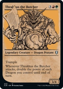 Image for Thrakkus the Butcher (Showcase) (Commander Legends: Battle for Baldur's Gate) (440) - Magic: The Gathering