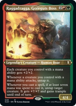 Image for Raggadragga, Goreguts Boss (Foil Etched) (Commander Legends: Battle for Baldur's Gate) (548) - Magic: The Gathering
