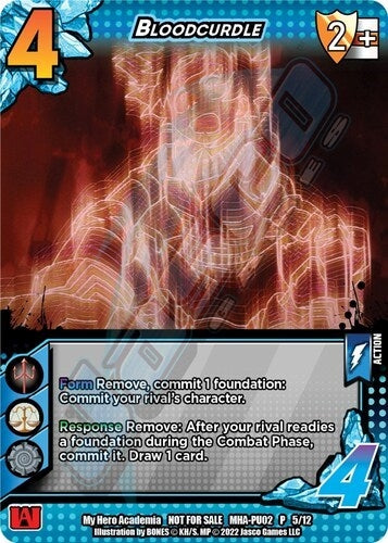 Image for Bloodcurdle (Plus Ultra Pack 2) (UniVersus: My Hero Academia Promo Cards) (MHA-PU02 P 5/12) - UniVersus