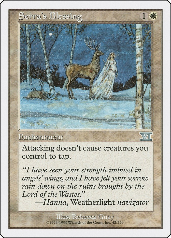 Image for Serra's Blessing (Classic Sixth Edition) (42) - Magic: The Gathering