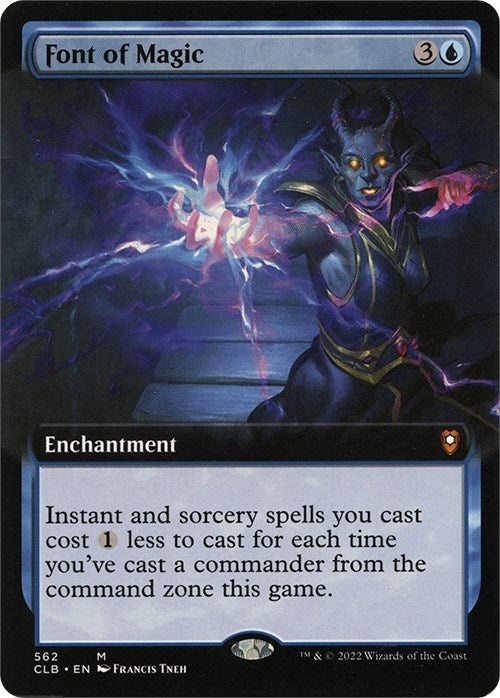 Image for Font of Magic (Extended Art) (Commander Legends: Battle for Baldur's Gate) (562) - Magic: The Gathering
