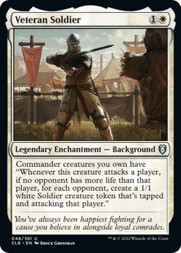 Image for Veteran Soldier (Commander Legends: Battle for Baldur's Gate) (48) - Magic: The Gathering