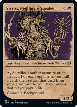 Image for Sivriss, Nightmare Speaker (Showcase) (Commander Legends: Battle for Baldur's Gate) (393) - Magic: The Gathering