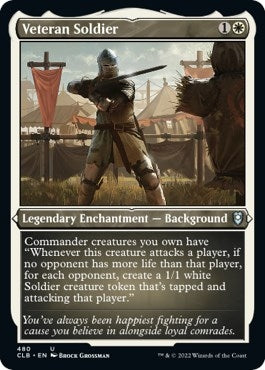 Image for Veteran Soldier (Foil Etched) (Commander Legends: Battle for Baldur's Gate) (480) - Magic: The Gathering