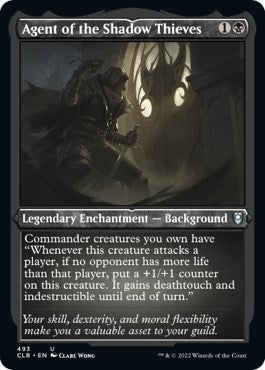 Image for Agent of the Shadow Thieves (Foil Etched) (Commander Legends: Battle for Baldur's Gate) (493) - Magic: The Gathering