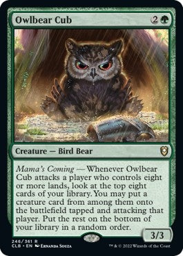 Image for Owlbear Cub (Commander Legends: Battle for Baldur's Gate) (246) - Magic: The Gathering