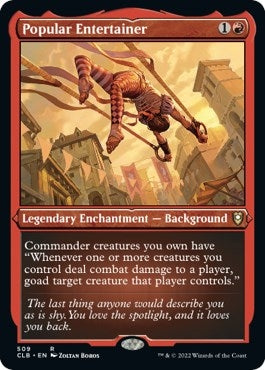 Image for Popular Entertainer (Foil Etched) (Commander Legends: Battle for Baldur's Gate) (509) - Magic: The Gathering