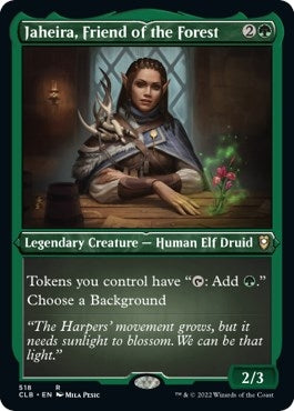 Image for Jaheira, Friend of the Forest (Foil Etched) (Commander Legends: Battle for Baldur's Gate) (518) - Magic: The Gathering