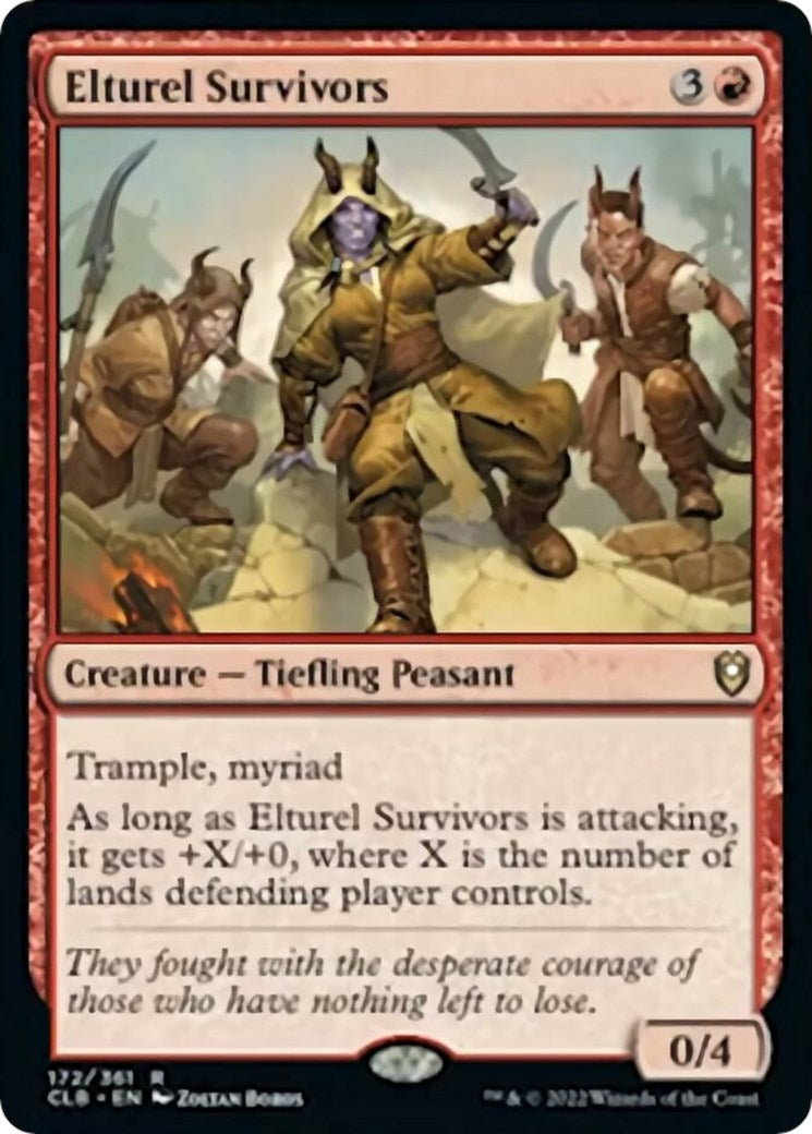 Image for Elturel Survivors (Commander Legends: Battle for Baldur's Gate) (172) - Magic: The Gathering