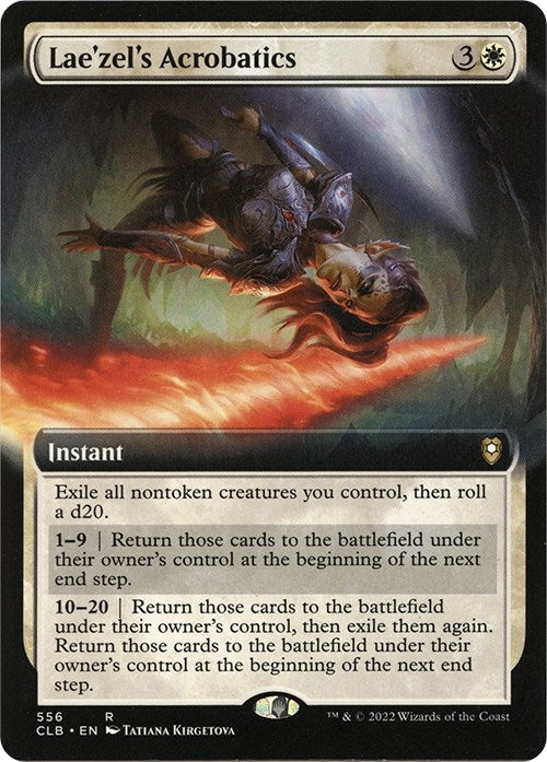 Image for Lae'zel's Acrobatics (Extended Art) (Commander Legends: Battle for Baldur's Gate) (556) - Magic: The Gathering