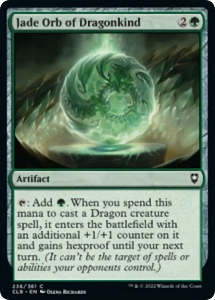 Image for Jade Orb of Dragonkind (Commander Legends: Battle for Baldur's Gate) (236) - Magic: The Gathering