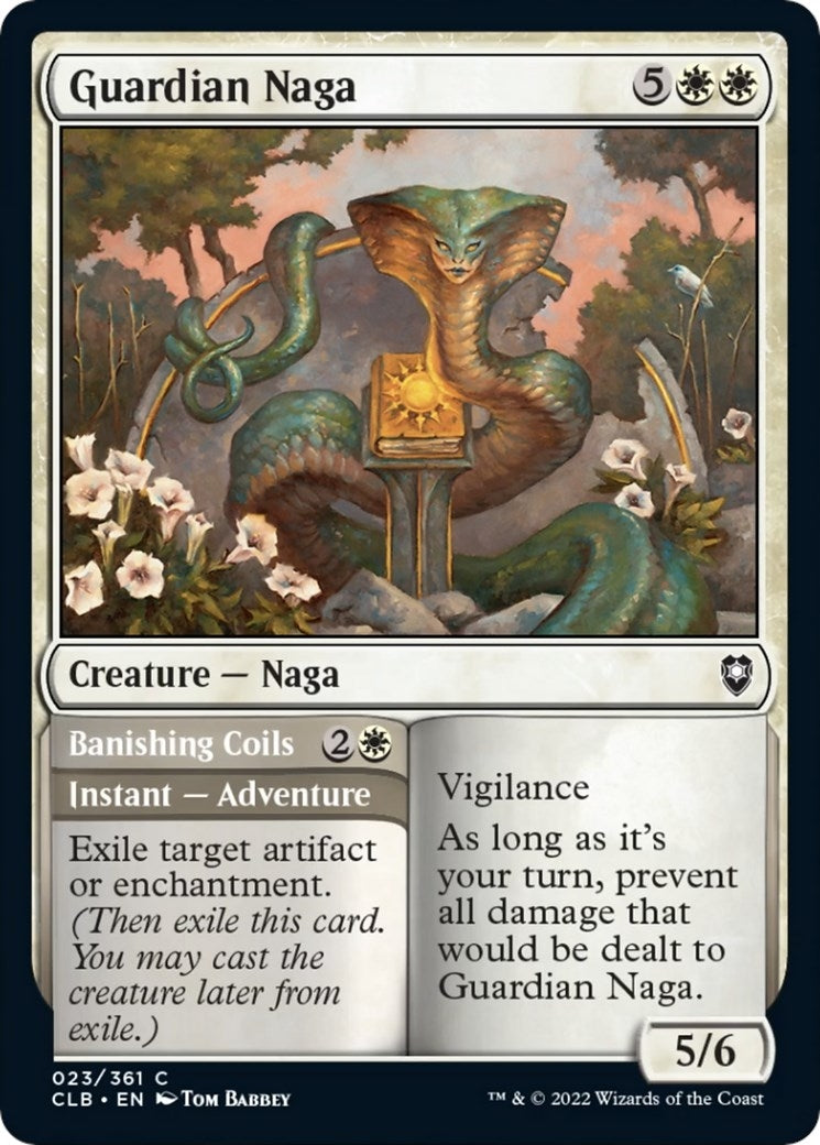 Image for Guardian Naga (Commander Legends: Battle for Baldur's Gate) (23) - Magic: The Gathering
