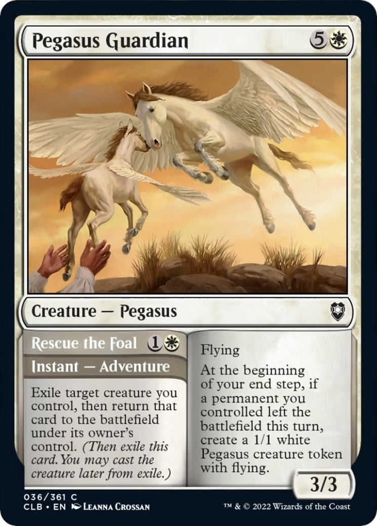 Image for Pegasus Guardian (Commander Legends: Battle for Baldur's Gate) (36) - Magic: The Gathering