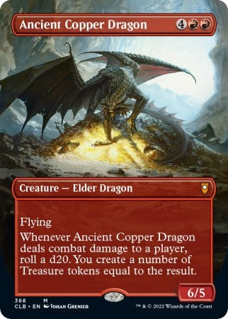 Image for Ancient Copper Dragon (Borderless) (Commander Legends: Battle for Baldur's Gate) (368) - Magic: The Gathering