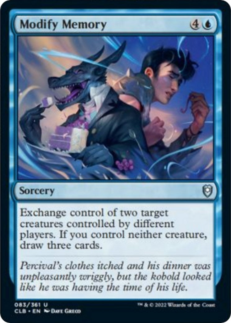 Image for Modify Memory (Commander Legends: Battle for Baldur's Gate) (83) - Magic: The Gathering