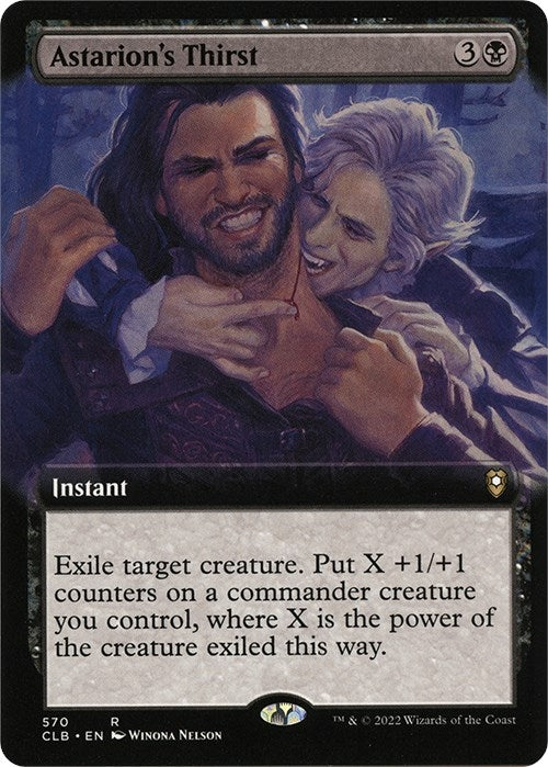 Image for Astarion's Thirst (Extended Art) (Commander Legends: Battle for Baldur's Gate) (570) - Magic: The Gathering