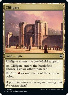 Image for Cliffgate (Commander Legends: Battle for Baldur's Gate) (350) - Magic: The Gathering
