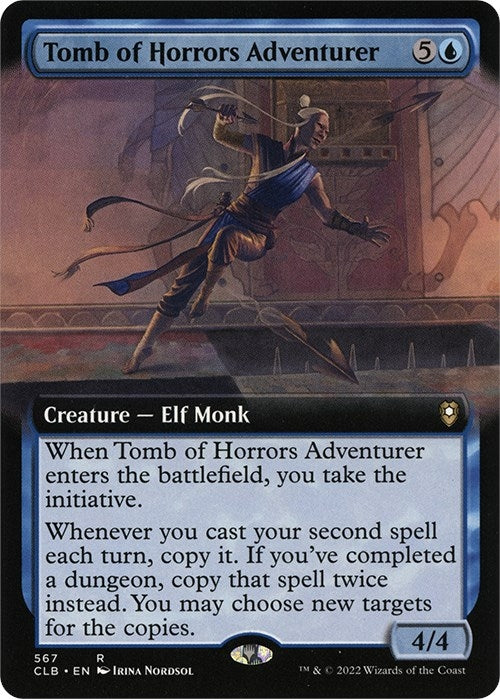 Image for Tomb of Horrors Adventurer (Extended Art) (Commander Legends: Battle for Baldur's Gate) (567) - Magic: The Gathering