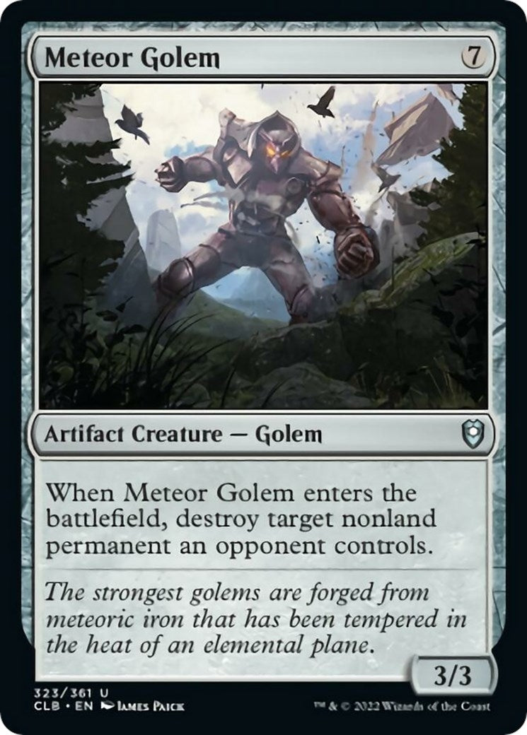 Image for Meteor Golem (Commander Legends: Battle for Baldur's Gate) (323) - Magic: The Gathering