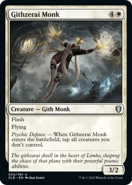 Image for Githzerai Monk (Commander Legends: Battle for Baldur's Gate) (20) - Magic: The Gathering