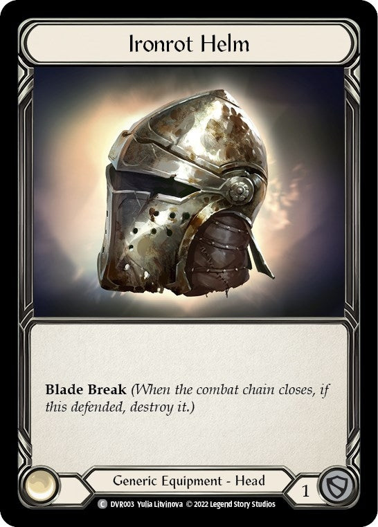 Image for Ironrot Helm (Classic Battles: Rhinar vs Dorinthea) (DVR003) - Flesh and Blood TCG