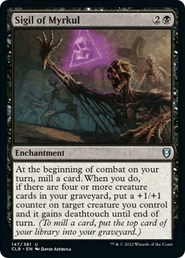 Image for Sigil of Myrkul (Commander Legends: Battle for Baldur's Gate) (147) - Magic: The Gathering
