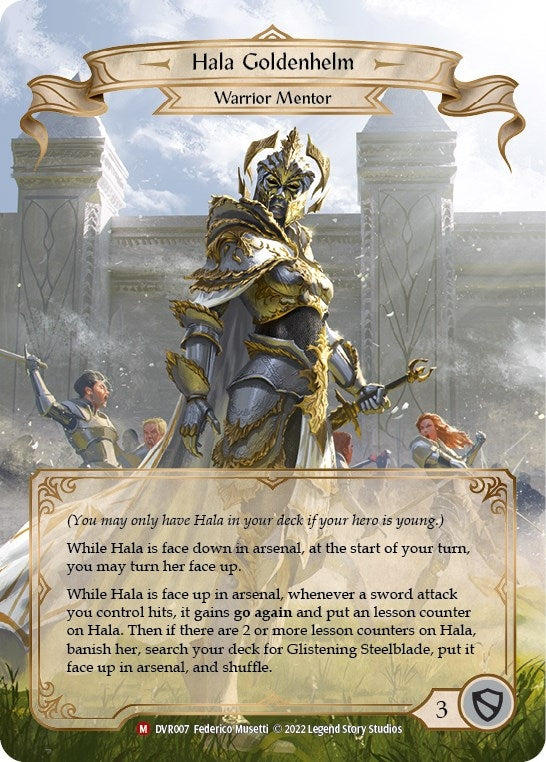 Image for Hala Goldenhelm (Classic Battles: Rhinar vs Dorinthea) (DVR007) - Flesh and Blood TCG