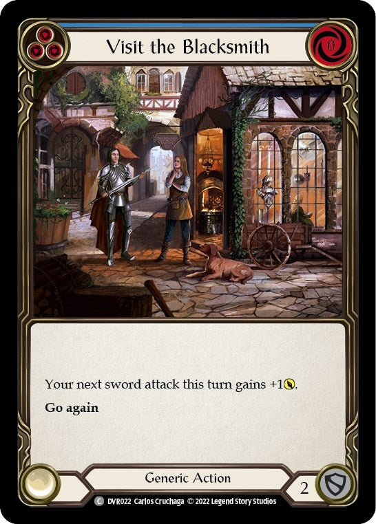 Image for Visit the Blacksmith (Classic Battles: Rhinar vs Dorinthea) (DVR022) - Flesh and Blood TCG