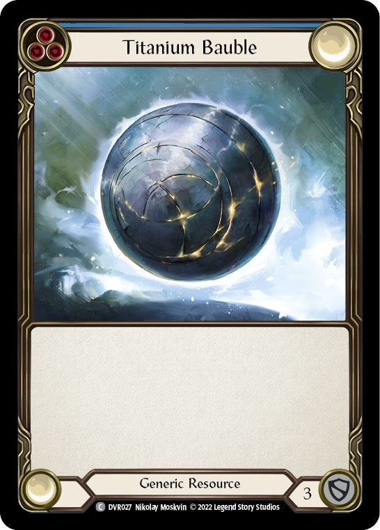 Image for Titanium Bauble (Dorinthea) (Classic Battles: Rhinar vs Dorinthea) (DVR027) - Flesh and Blood TCG