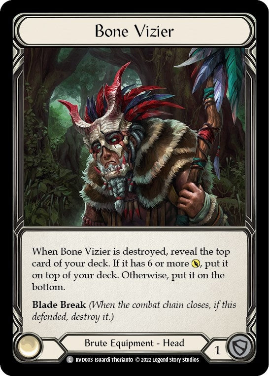 Image for Bone Vizier (Classic Battles: Rhinar vs Dorinthea) (RVD003) - Flesh and Blood TCG