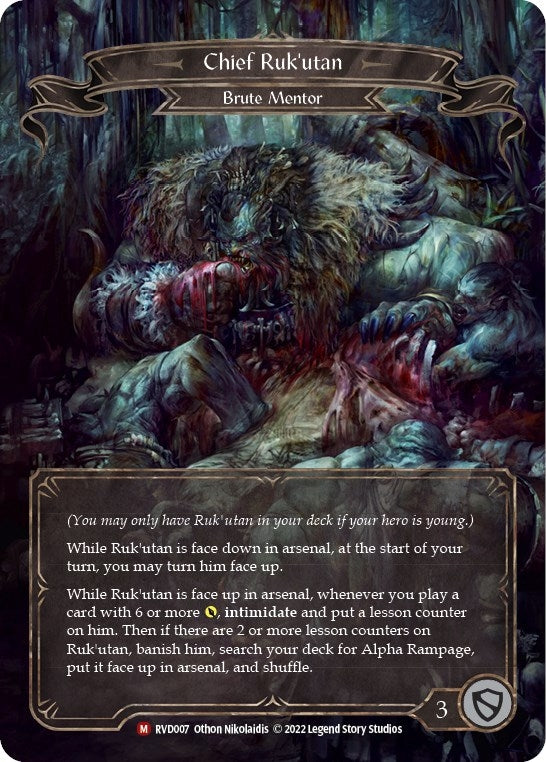 Image for Chief Ruk'utan (Classic Battles: Rhinar vs Dorinthea) (RVD007) - Flesh and Blood TCG