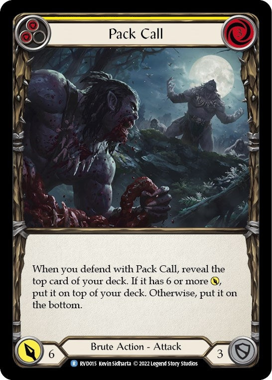 Image for Pack Call (Classic Battles: Rhinar vs Dorinthea) (RVD015) - Flesh and Blood TCG