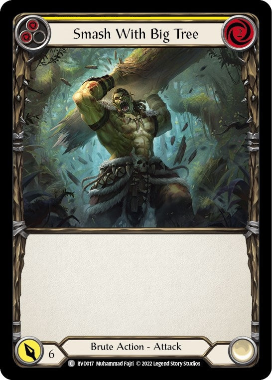 Image for Smash With Big Tree (Classic Battles: Rhinar vs Dorinthea) (RVD017) - Flesh and Blood TCG